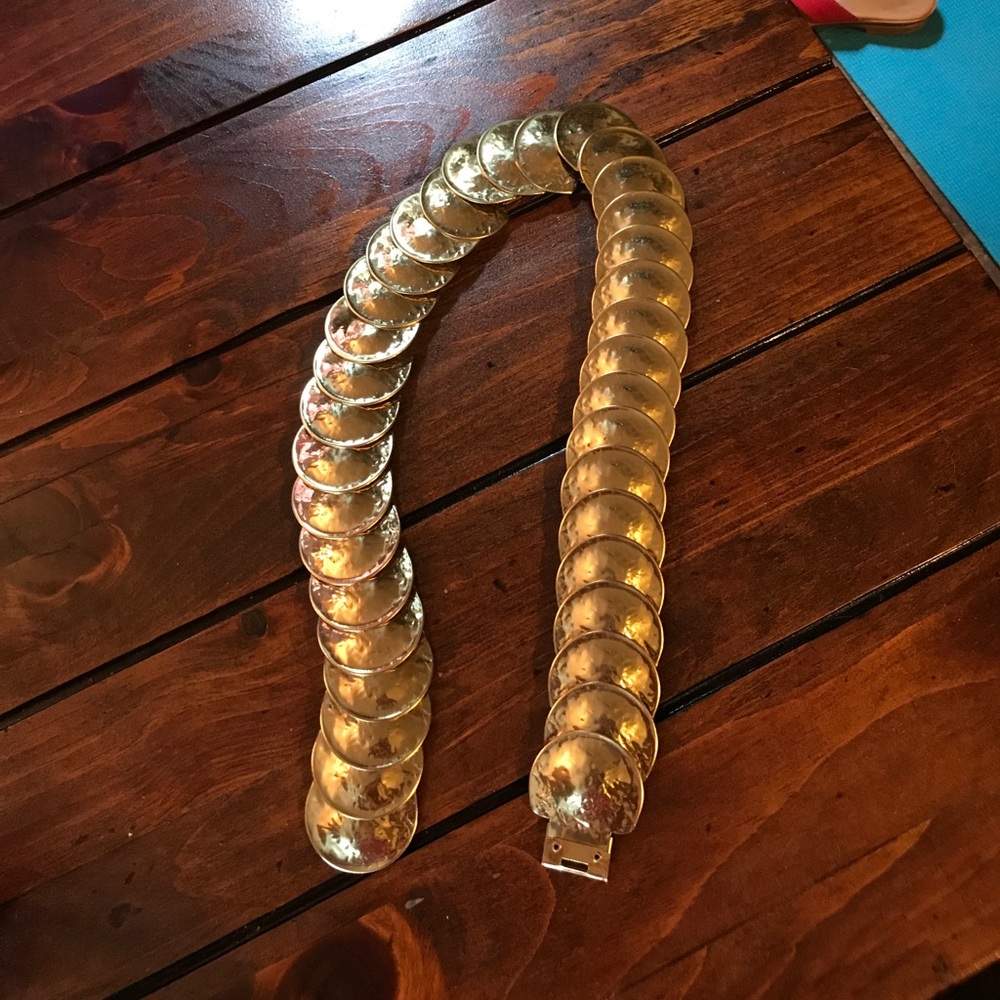SALE Vintage Gold Plated belt